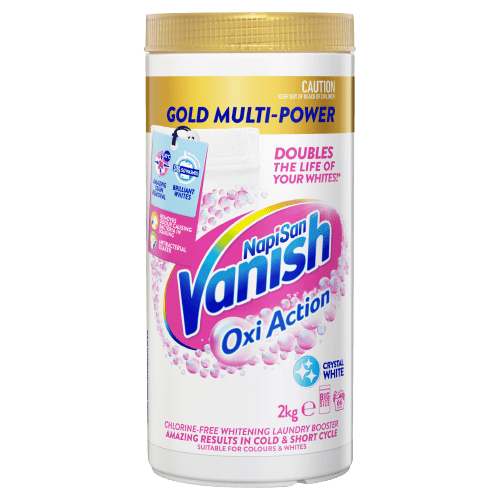 Vanish Napisan Gold Oxi Action Crystal White Stain Remover Powder
