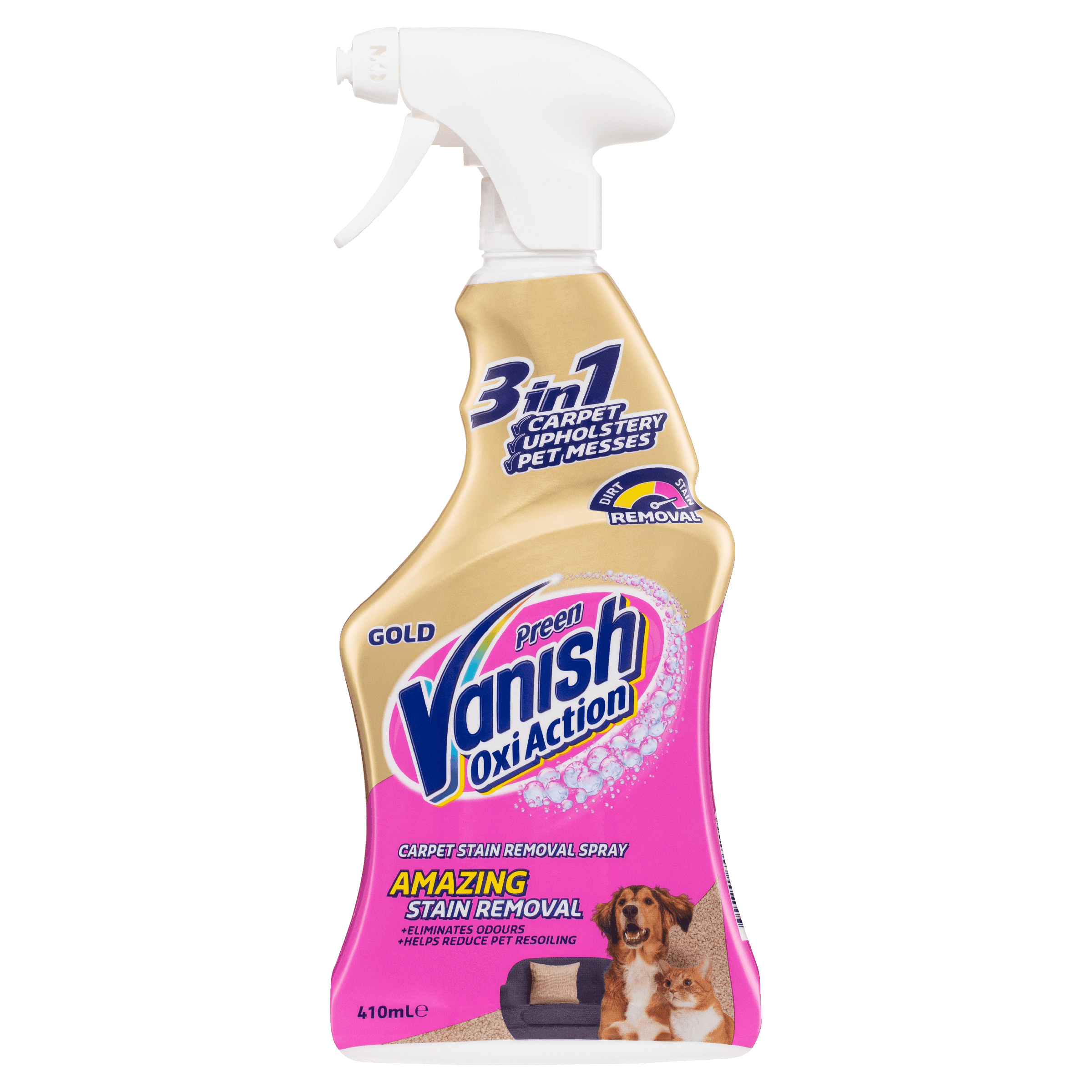 Vanish Gold Oxi Action Stain Removal Spray, 410ml