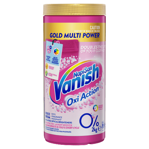 Vanish Napisan Gold Oxi Action 0% Stain Remover Powder 